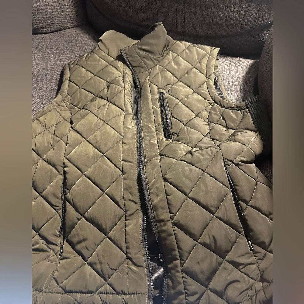 Andrew Marc Dark Olive Outerwear